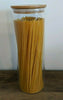 High quality Airtight Glass Storage Jars with Bamboo Lids