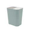 Double Recycling Trash Can Kitchen Waste Bin Duo Rubbish Dustbin Plastic 12Litre