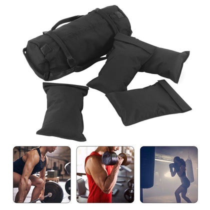 Adjustable Sport Weightlifting Sandbag Built‑in Sub Empty Bag Fitness Accessory