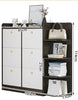 Shoe Cabinet Organizer Hallway Storage Rack With 6 Drawers Wooden Unit Cupboard