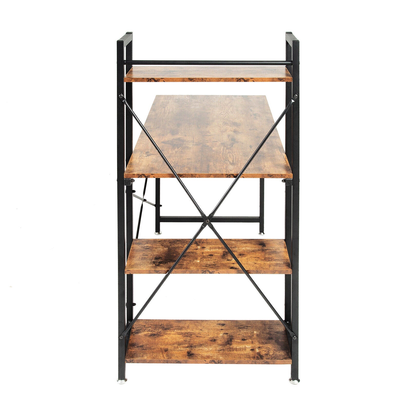 Computer Desk Home Office Workstation Corner Shelve PC Table Study Uni ...