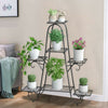 Metal Plant Stand Flower Shelves Planter Storage Rack High Low Pots Display Hold