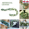 200CM Artificial Eucalyptus Garland Greenery Home Decor Hanging Rattan Wedding