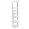 White 7-tier Shoe Storage Rack Stand Organiser Unit Shoe Shelf Portable