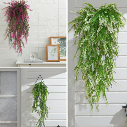 Hanging Artificial Leaves Vine Trailing Plant Garland Garden Home Greenery Decor