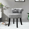 Retro Bedroom Dressing Table Stool Velvet/Crushed Velvet Makeup Piano Chair Seat