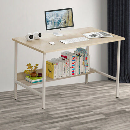 Computer Home Office Desk Corner Wooden Desktop Table PC Study Workstation