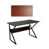 Large Computer Desk Study Table PC Laptop Workstation Office Home Free Bookshelf