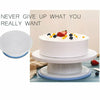 Cake Decorating Turntable Set icing nozzles Spatula Display Stand Rotating Kit