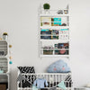 Wall Mounted Children Bookcase Kids Display Bookshelf Storage Unit Shelving Rack