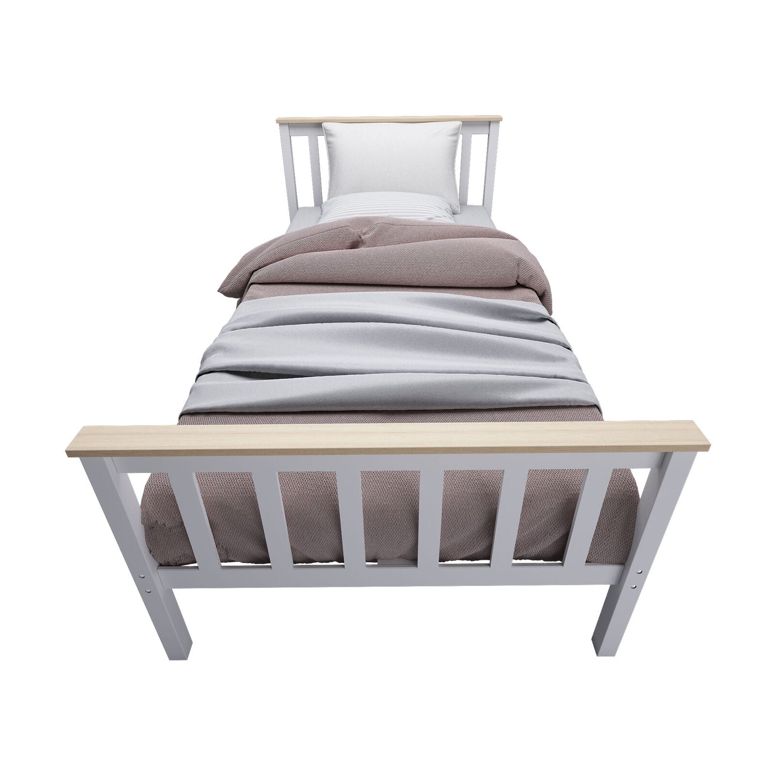 Modern 3ft Single Bed Frame Base Bedroom Furniture in Solid Pine UK