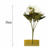 Small Peony Home Wedding Bouquet Decoration Fake Flower Artificial Flowers