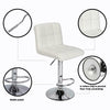 2PcsFaux Leather PU Bar Stools Breakfast Bar Chair Kitchen Stool Swivel Stool UK