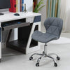 Adjustable Office Chair Cushion 5 Legged Wheels Swivel Computer Desk PU Leather