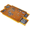 1500 Pcs Puzzle Board Wooden Jigsaw Storage Table Game Set W/ 4 Sliding Drawers