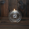 6-36x Clear Glass Ball Fillable Bauble Hanging/Table LED Candle Tea Light Holder