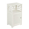 Waterproof White PVC Bathroom Cabinet Shelf Bathroom Storage Unit New