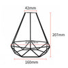 Vintage Ceiling Light Pendant Lampshades Metal Cage Drum Industrial Lamp Shade