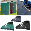 12/24x Roof Sheets 129x45cm Corrugated Steel Garage Shed Roofing Wall Panels