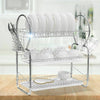 3 Tier Kitchen Dish Drainer Rack Plate Bowl Cutlery Sink Tool Holder D