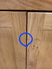 London Solid Oak Hideaway Home Office Computer Desk SLIGHT SECONDS UK46-F977