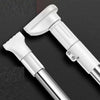 Telescopic Shower Curtain Rail Extendable 53-80cm Pole Rod Bath Chrome