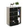 Furinno Andrey Multipurpose Storage Cabinet with Bin Drawers