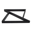 2pcs Industrial Steel Table Legs Box Trapezium X Shape A Frame Bench Coffee Desk