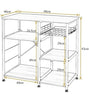 soges kitchen baker's rack utility microwave oven stand storage cart workstation
