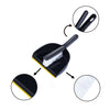 Black Brush Set DUST PAN Soft Bristles Brush And Quality Strong Dustpan