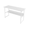 White Computer Desk Writing Corner PC Table Laptop Home Office Workstation