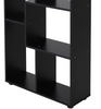 Tall Wooden Bookcase Modern Room Divider Display Storage Cabinet Shelving Unit