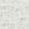 GREY CHARCOAL WHITE SILVER BRICK WALL WALLPAPER - RUSTIC MOROCCAN METALLIC STONE