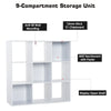 9 Cube Cabinet Bookcase Storage Rack Square Shelving Cupboard Unit Chipboard