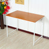 Computer Laptop Table Desk Wood Top Study Office Home Workstation Black/White