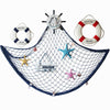 Nautical Fishing Net Seaside Wall Beach Party Sea Shells Home Garden Decor
