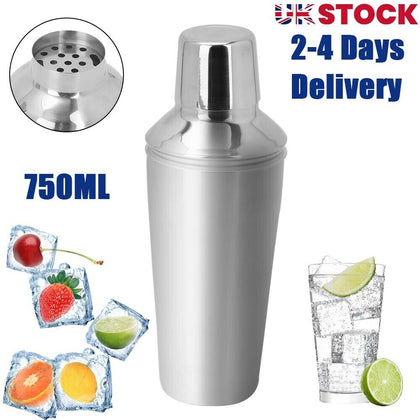 Cocktail Shaker Jigger Mixer Bartender Pub Martini Alcohol Drink Party Bar Steel