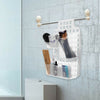 3 Section Plastic Basket Shower Caddy Hanging Rack Tidy Shelf Organiser Storage
