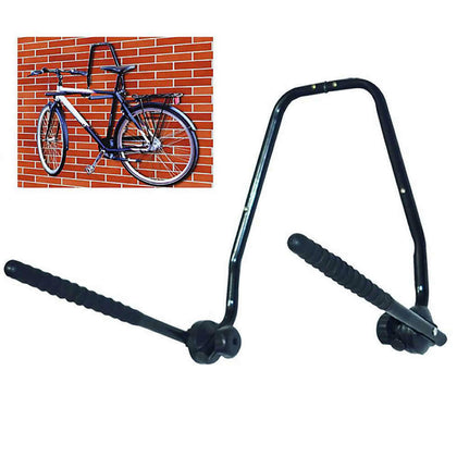 Wall Mounted 3 Bike Storage Rack Folding Steel Bicycle Rack Garage Surf Board