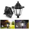 LED Solar Powered Wall Lanterns Sun Lights Ground Lamp Outdoor Garden Patio