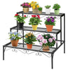 Modern Plant Stand Outdoor Indoor Multi Tier Ladder Plant Shelf fr Patio Balcony