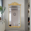 Large Embossed Mirror Wall Mounted Hallway Living Room Baroque Ornate Mirror