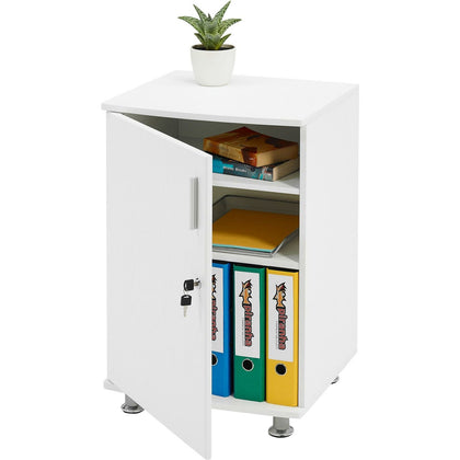 Desktop Extension Lockable Storage Cabinet for Home Office Piranha Bowfin PC 4s