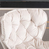 Bar Stools Set of 4 Adjustable Height Swivel Velvet Tufted Pub Bar Chairs Beige