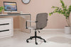 PU Leather Upholstered office chair computer desk study chair swivel adjustable