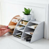 TV Remote Control Holder Table Storage Box Desktop Tidy Makeup Organizer