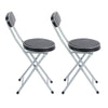 2X FOLDING BREAKFAST BAR STOOL CHAIR SEAT LIGHT WEIGHT SPACE SAVING FOLD ABLE