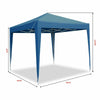 2MX2M 2.5MX2.5M 3MX3M Pop Up Gazebo Garden Party Tent With Sides Canopy Marquee