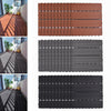 11pcs Interlocking Decking Tile Balcony Patio Garden Flooring Mat 1m² Coverage