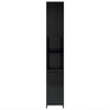 High Gloss Bathroom Tallboy Cabinet Modern Cupboard Storage Shelf Furniture Unit